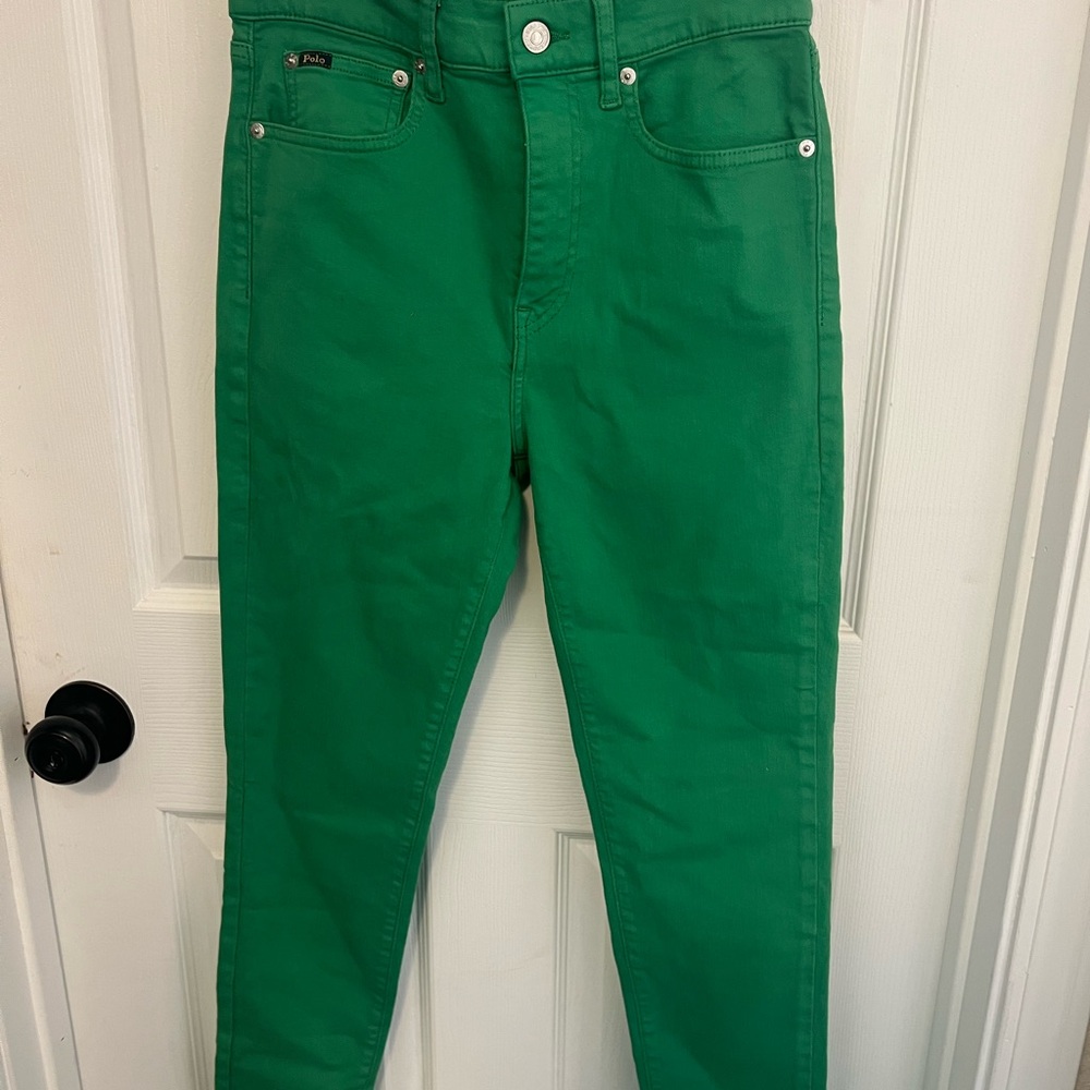 Ralph Lauren Green Skinny Pants